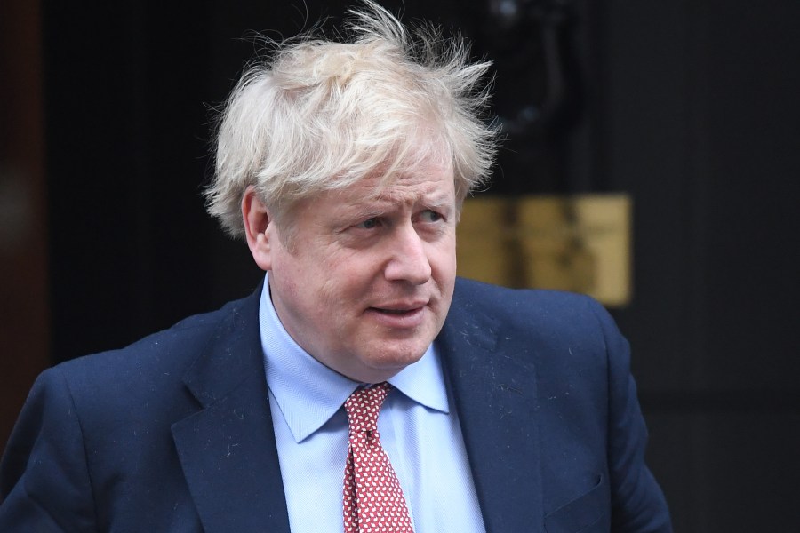 UK Prime Minister Boris Johnson leaves 10 Downing Street in London, England. (Photo by Peter Summers/Getty Images)