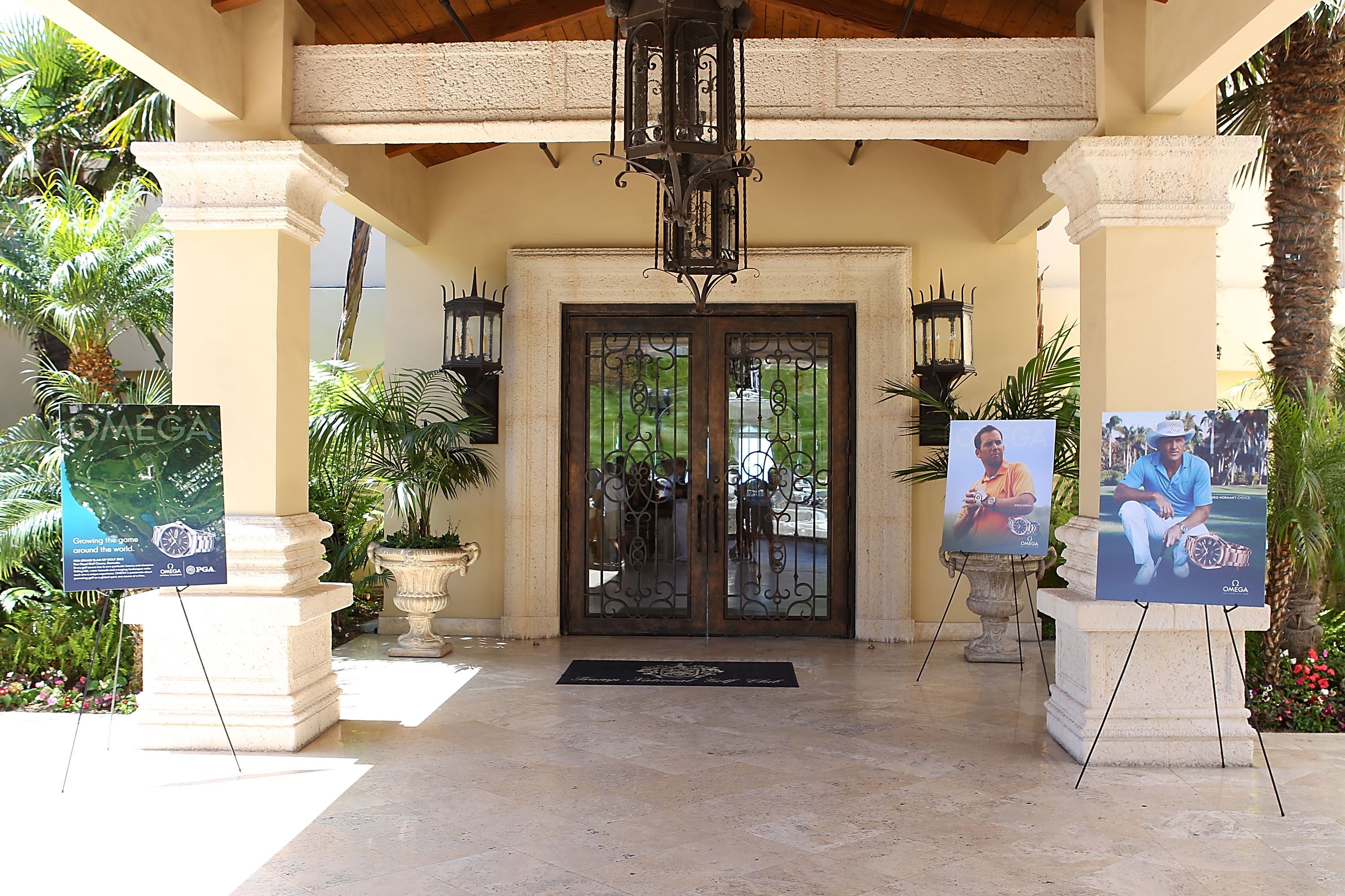 A general view of the clubhouse entrance at the OMEGA Trophy Golf Outing at Trump National Golf Club on May 15, 2012, in Rancho Palos Verdes Estates. (Joe Scarnici/Getty Images)