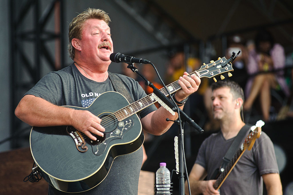 Joe Diffie performs on Day 3 of Country Thunder Milwaukee on July 23, 2016, in Twin Lakes, Wisconsin. (Timothy Hiatt/Getty Images for Country Thunder)