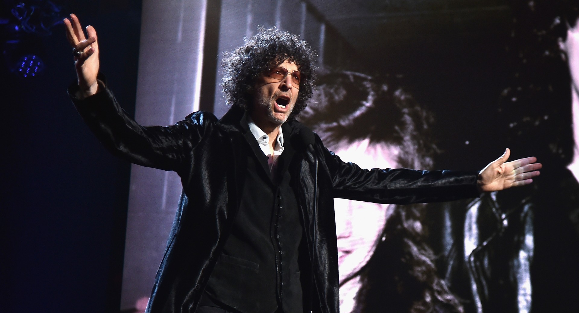 Howard Stern speaks during the 33rd Annual Rock & Roll Hall of Fame Induction Ceremony at Public Auditorium on April 14, 2018 in Cleveland, Ohio. (Theo Wargo/Getty Images For The Rock and Roll Hall of Fame)