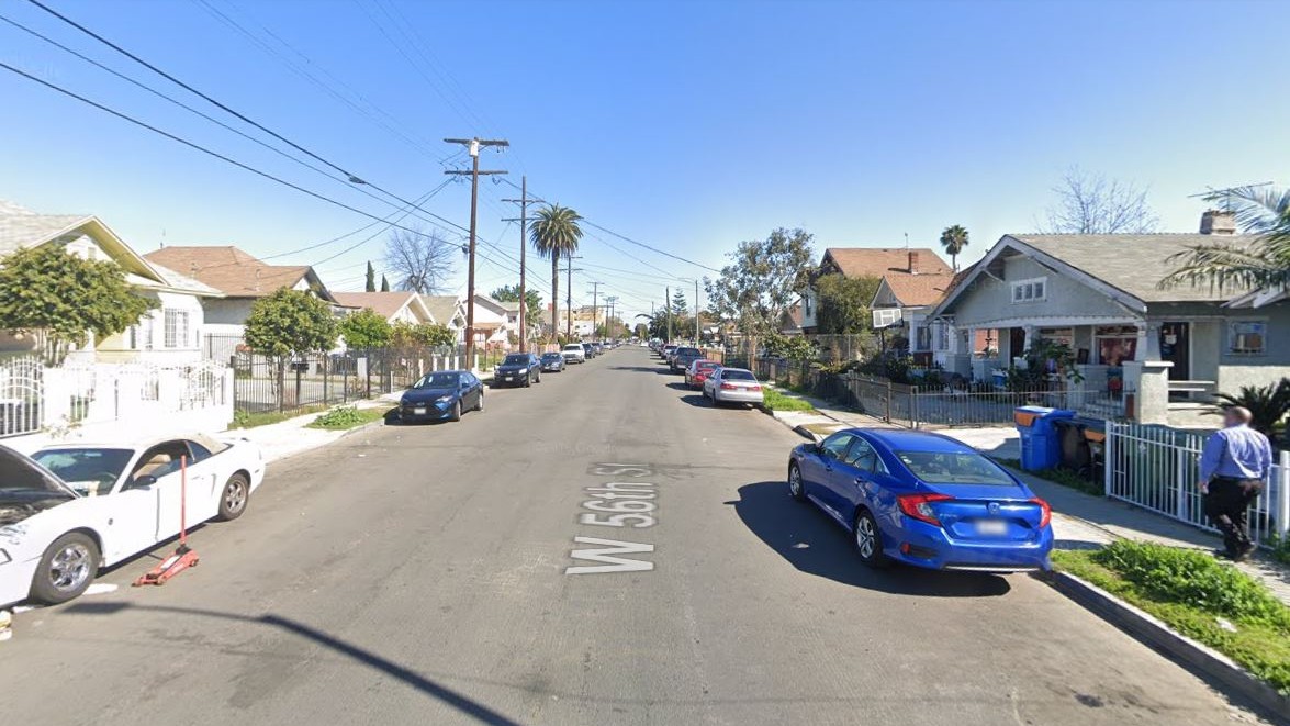 The 200 block of West 56th Street, as viewed in a Google Street View image.