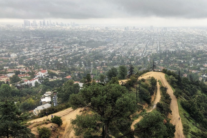 The trails of Griffith Park remain open. But virtually all park facilities are closed as of March 18, 2020.(Christopher Reynolds / Los Angeles Times)