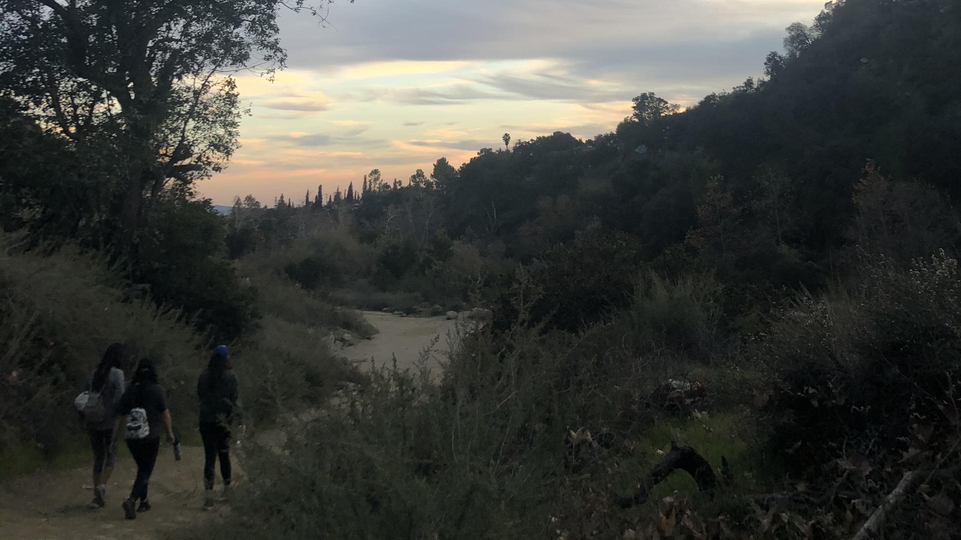 The Eaton Canyon Trail in Altadena is seen on Jan. 18, 2020. (Credit: KTLA)