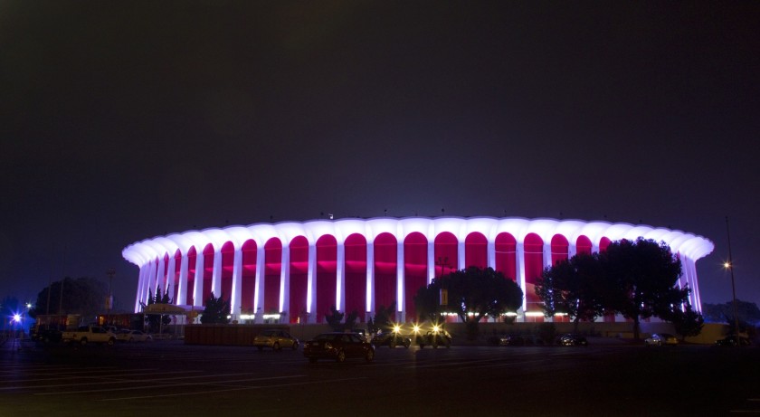 The Forum in Inglewood is a 17,500-seat arena that opened in 1967.(Gina Ferazzi / Los Angeles Times)