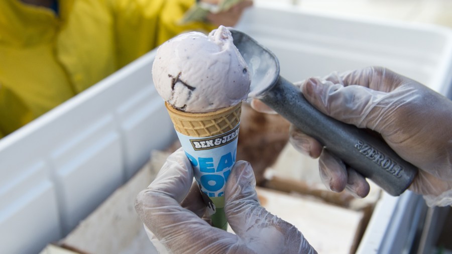 Ben & Jerrys has postponed Free Cone Day. (SAUL LOEB/AFP/AFP/Getty Images)