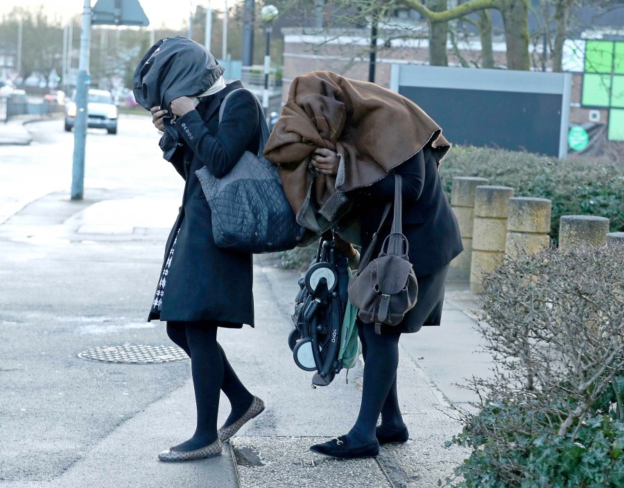 The two women appeared at Uxbridge Magistrates' Court on March 3. (Yui Mok/AP via CNN Wire)