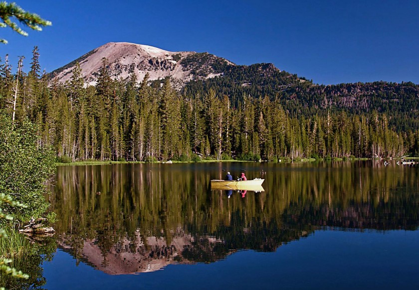 A lake in Mono County is seen in this undated photo. (Chad McDermott / Los Angeles Times)