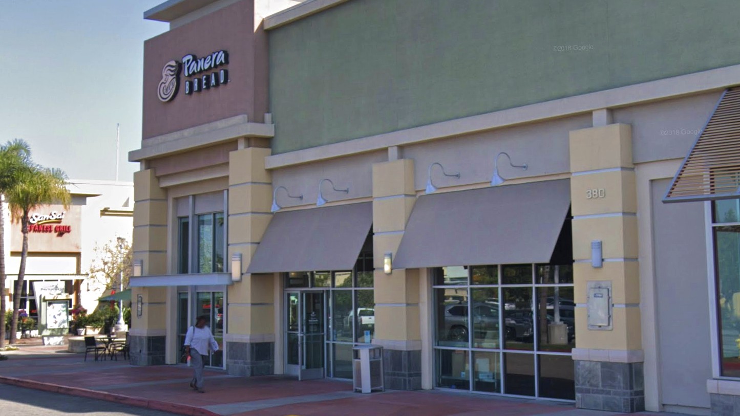 The Panera Bread located at 20700 Avalon Blvd. in Carson is seen in this image from Google Maps.