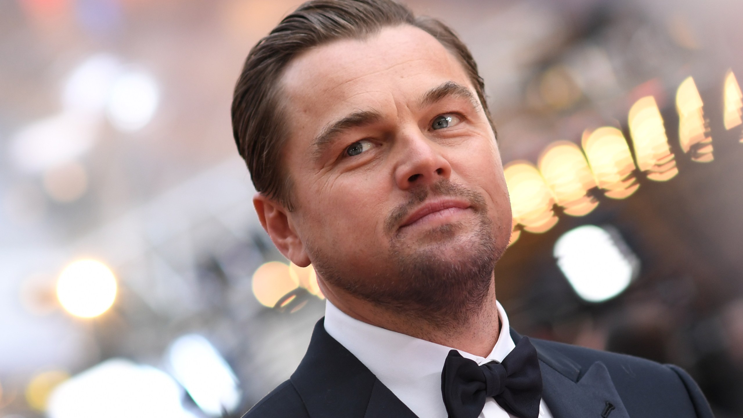 Leonardo DiCaprio arrives for the 92nd Oscars at the Dolby Theatre in Hollywood, California on Feb. 9, 2020. (VALERIE MACON/AFP via Getty Images)