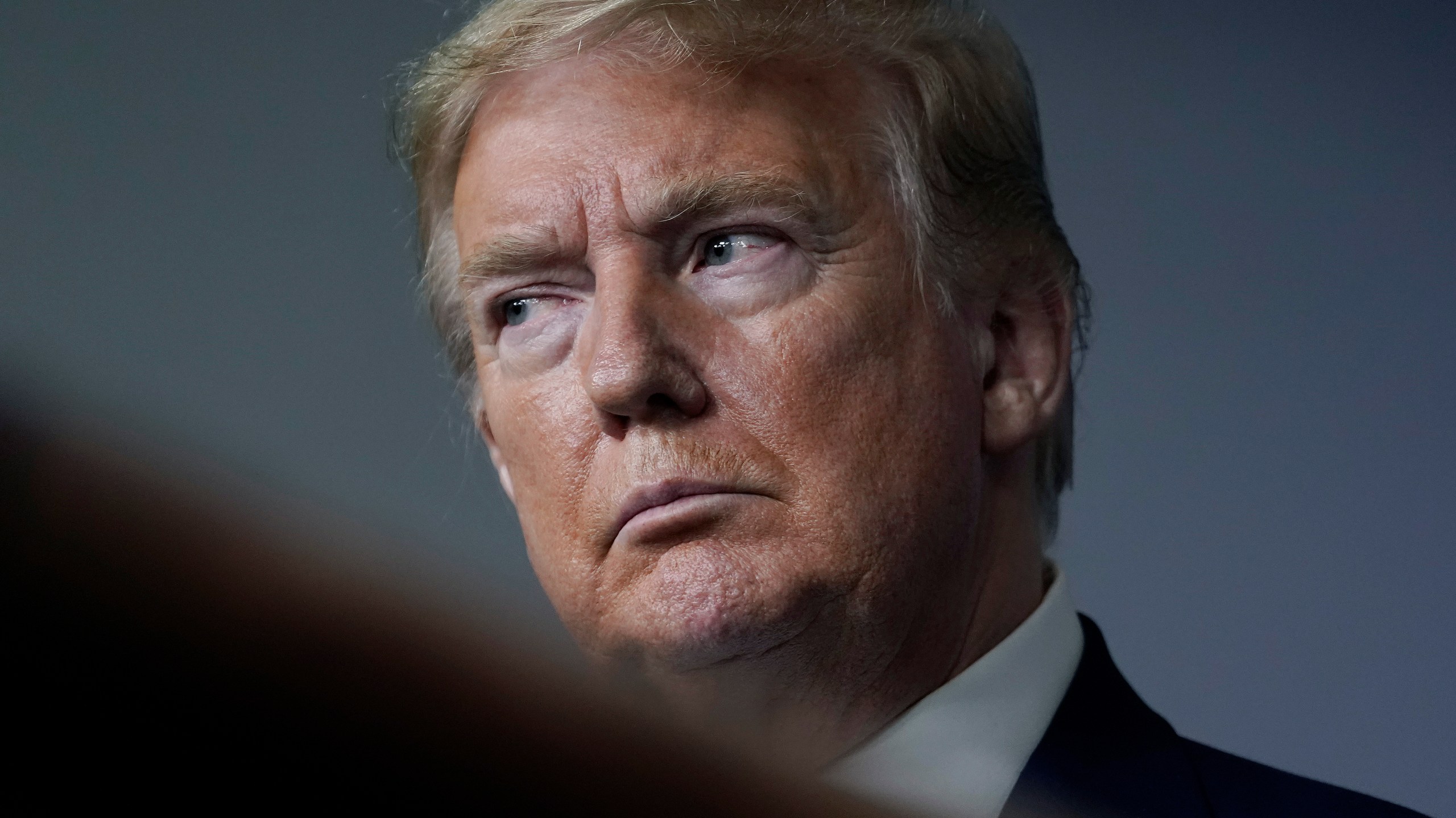 President Donald Trump speaks at the White House's daily coronavirus task force briefing on April 21, 2020. (Credit: Drew Angerer / Getty Images)