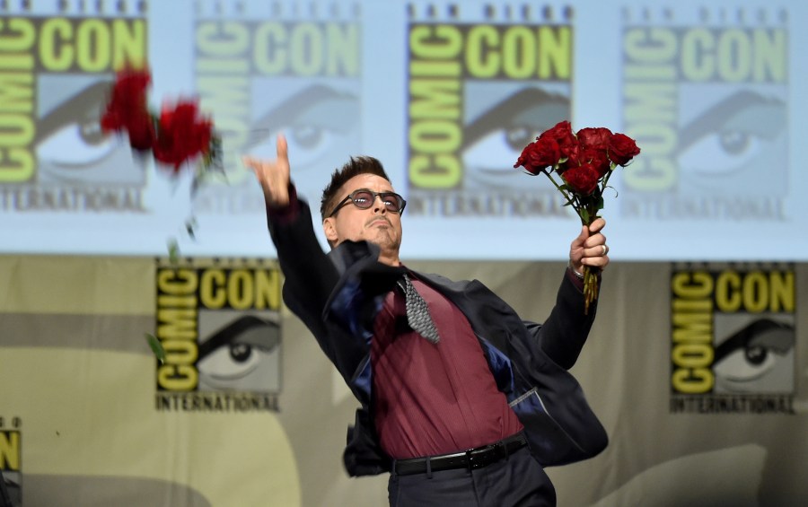 Actor Robert Downey Jr. attends the Marvel Studios panel during Comic-Con International 2014 at San Diego Convention Center on July 26, 2014 in San Diego. (Kevin Winter/Getty Images)