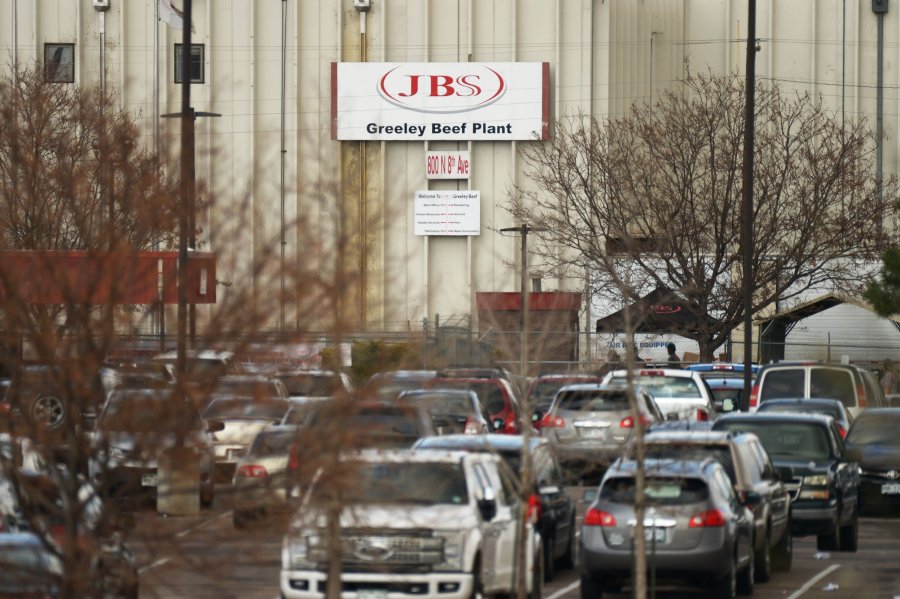 The JBS meatpacking plant in Greeley, Colorado is seen in this undated photo. (Hyoung Chang/MediaNews Group for Denver Post via Getty Images via CNN)