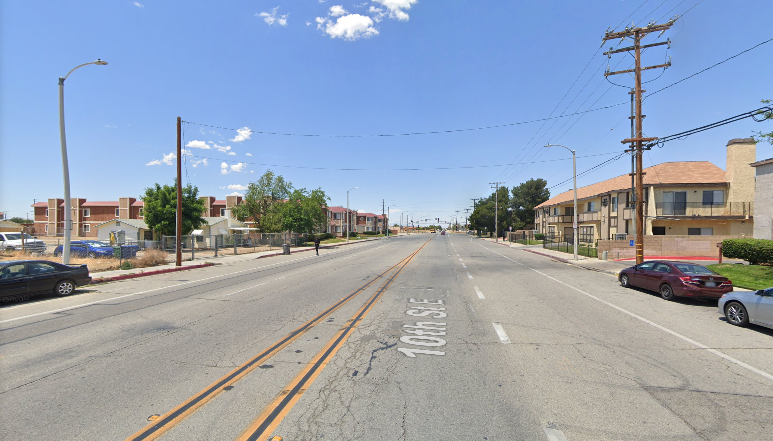 The 38700 block of 10th Street East in Palmdale is seen in an image from Google Maps.