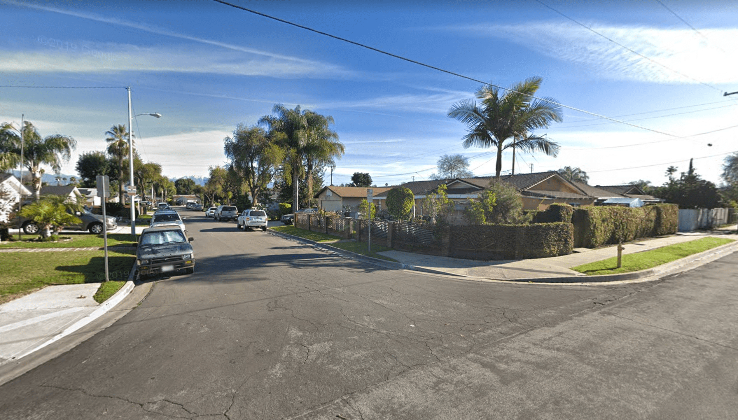 The intersection of Giordano Street and Glenshaw Drive in the West Puente Valley area of the San Gabriel Valley is seen in a Google Maps Street View image.