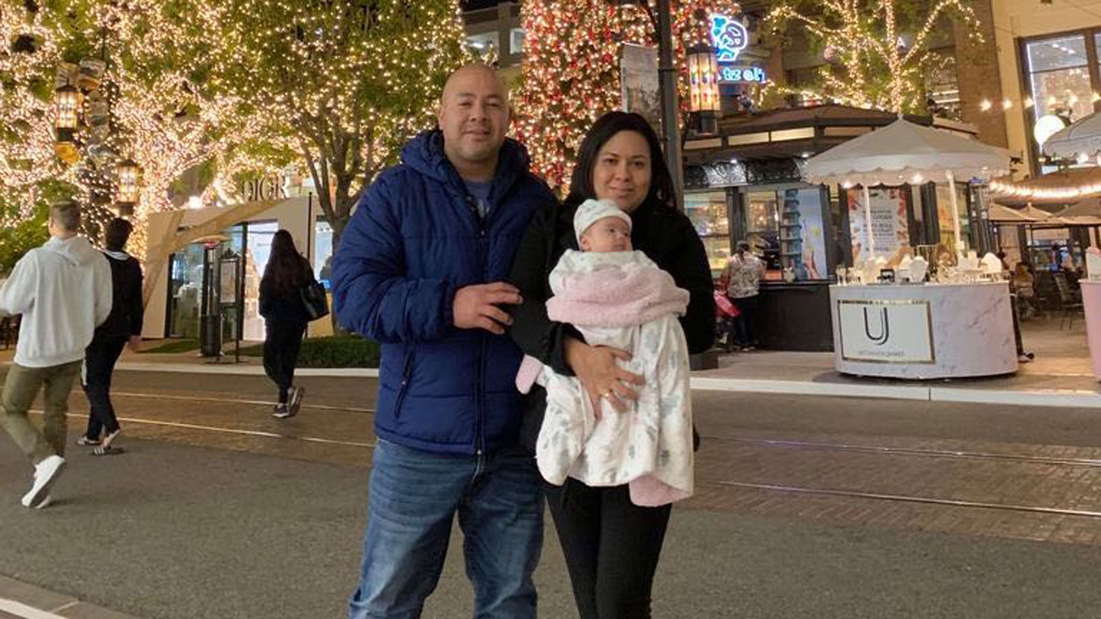 Walter Almendarez, pictured with his family, worked for 23 years as a bellman at the famed Chateau Marmont. He was fired in March with no guarantee that he would be rehired after the coronavirus crisis passed.