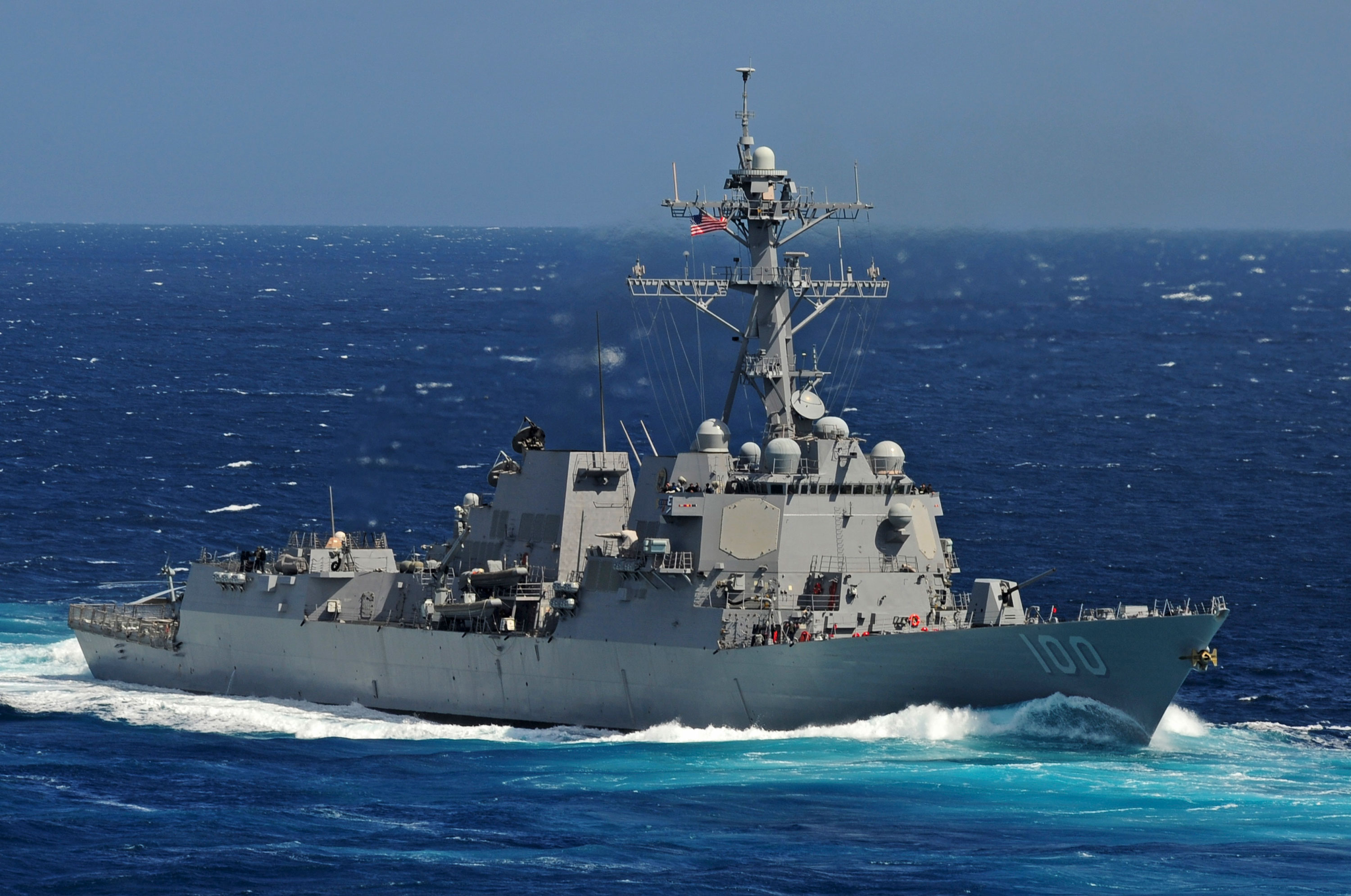 The Arleigh Burke-class guided-missile destroyer USS Kidd is seen underway in the Pacific Ocean in this U.S. Navy picture taken May 18, 2011. (U.S. Navy/Reuters)