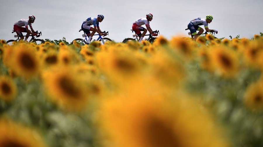 The Tour de France has been postponed amid the coronavirus pandemic. (Marco Bertorello/AFP/Getty Images)