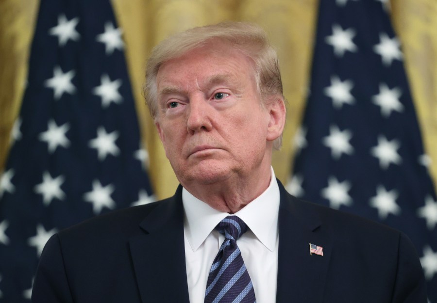 U.S. President Donald Trump speaks during an event on protecting America’s senior citizens in the East Room of the White House April 30, 2020, in Washington, D.C. (Win McNamee/Getty Images)