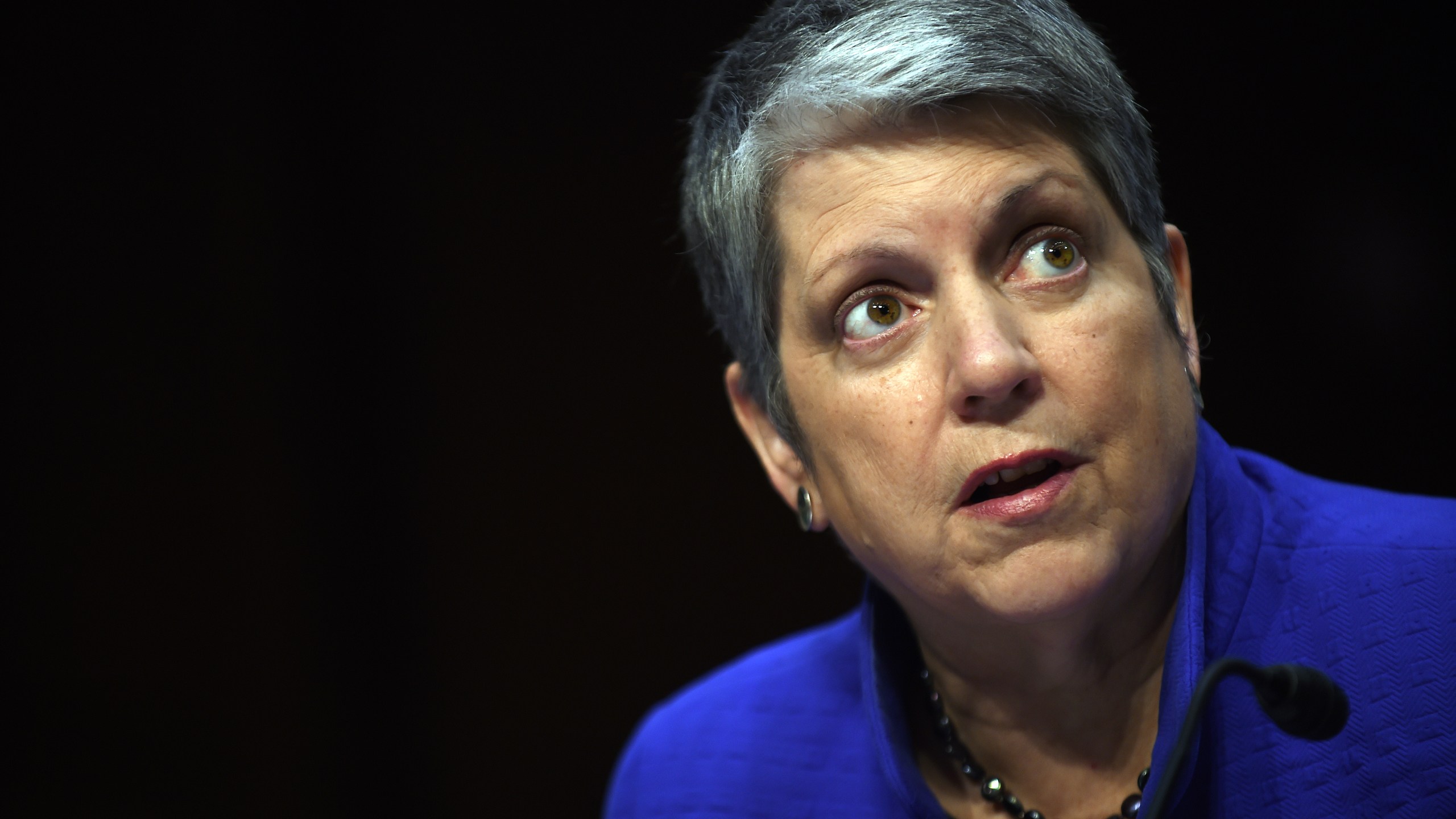 Janet Napolitano, president of the University of California, speaks during a hearing on July 29, 2015, in Washington, DC. (Astrid Riecken/Getty Images)