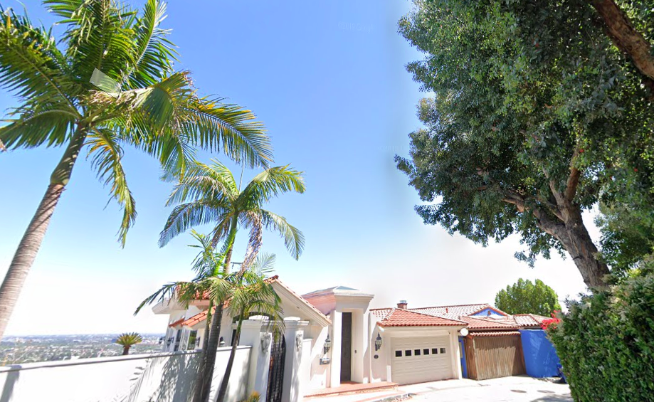 A Google Maps image shows a home in the 1400 block of Miller Drive in the Hollywood Hills.