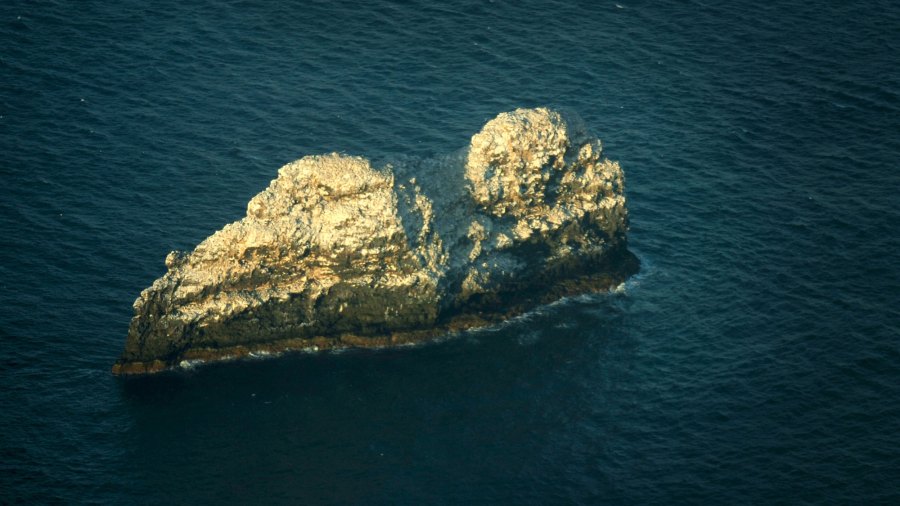 Gardner Pinnacles appear barren but host several species of seabirds and is part of the Northwestern Hawaiian Islands, Tuesday, Dec. 13, 2005. (Lucy Pemoni/AP via CNN Wire)