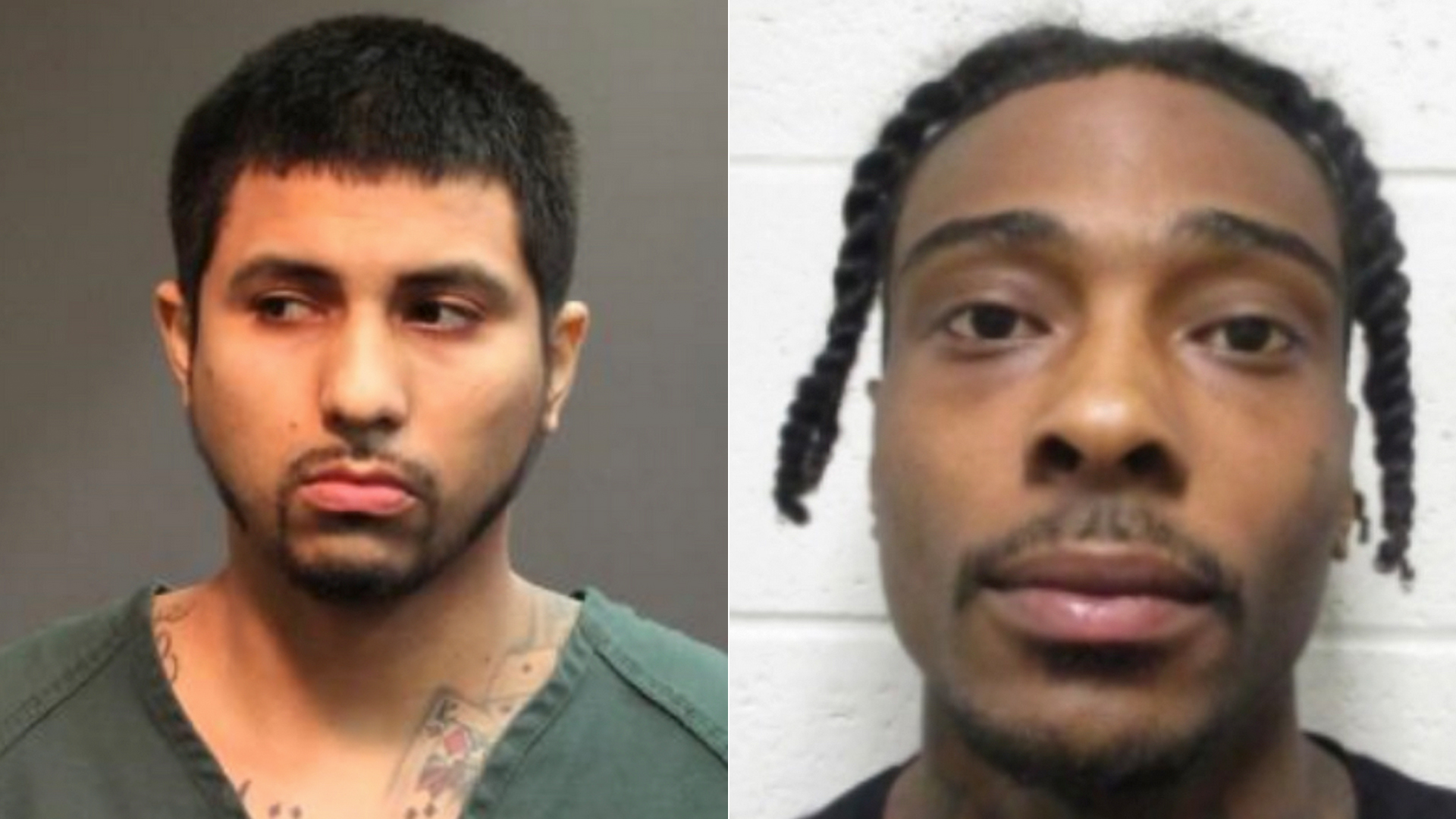 Gilberto Trevino (left) and Jordan Ozen are shown in photos released by the Santa Ana Police Department on May 14, 2020.