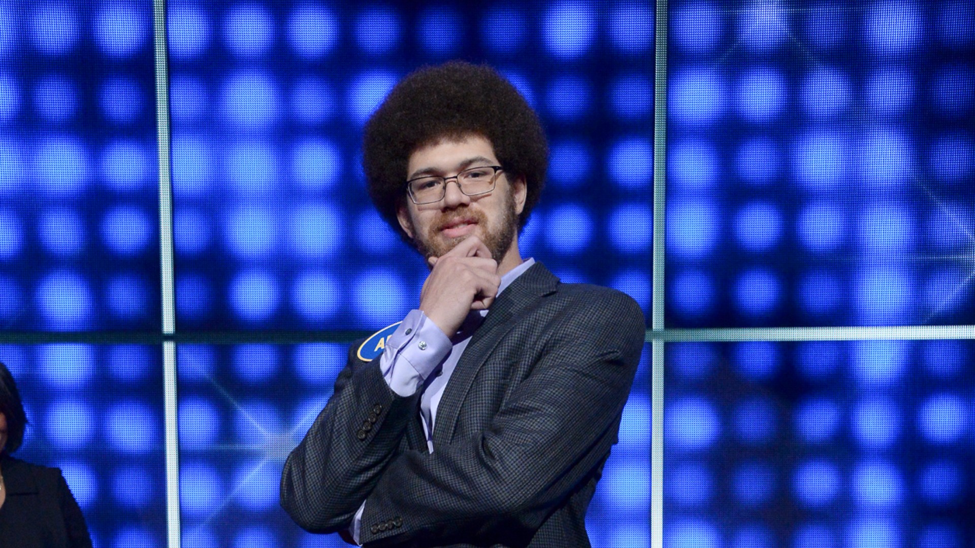 Adam Abdul-Jabbar is seen in an image photo from an appearance on "Celebrity Family Feud." (Eric McCandless/Walt Disney Televisio