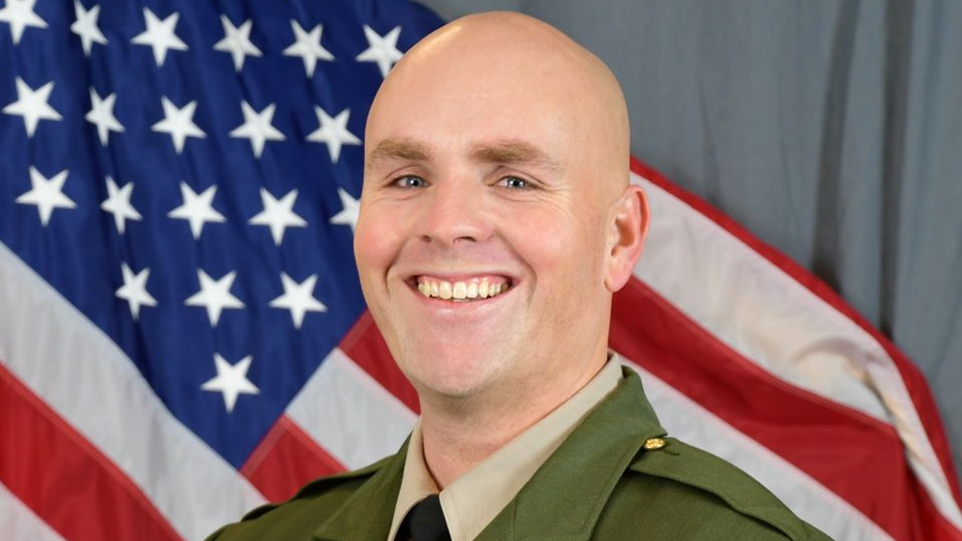 Santa Cruz County Sheriff's Department Sgt. Damon Gutzwiller, 38, pictured in a photo released by the agency after he was shot and killed in the line of duty on June 6, 2020.