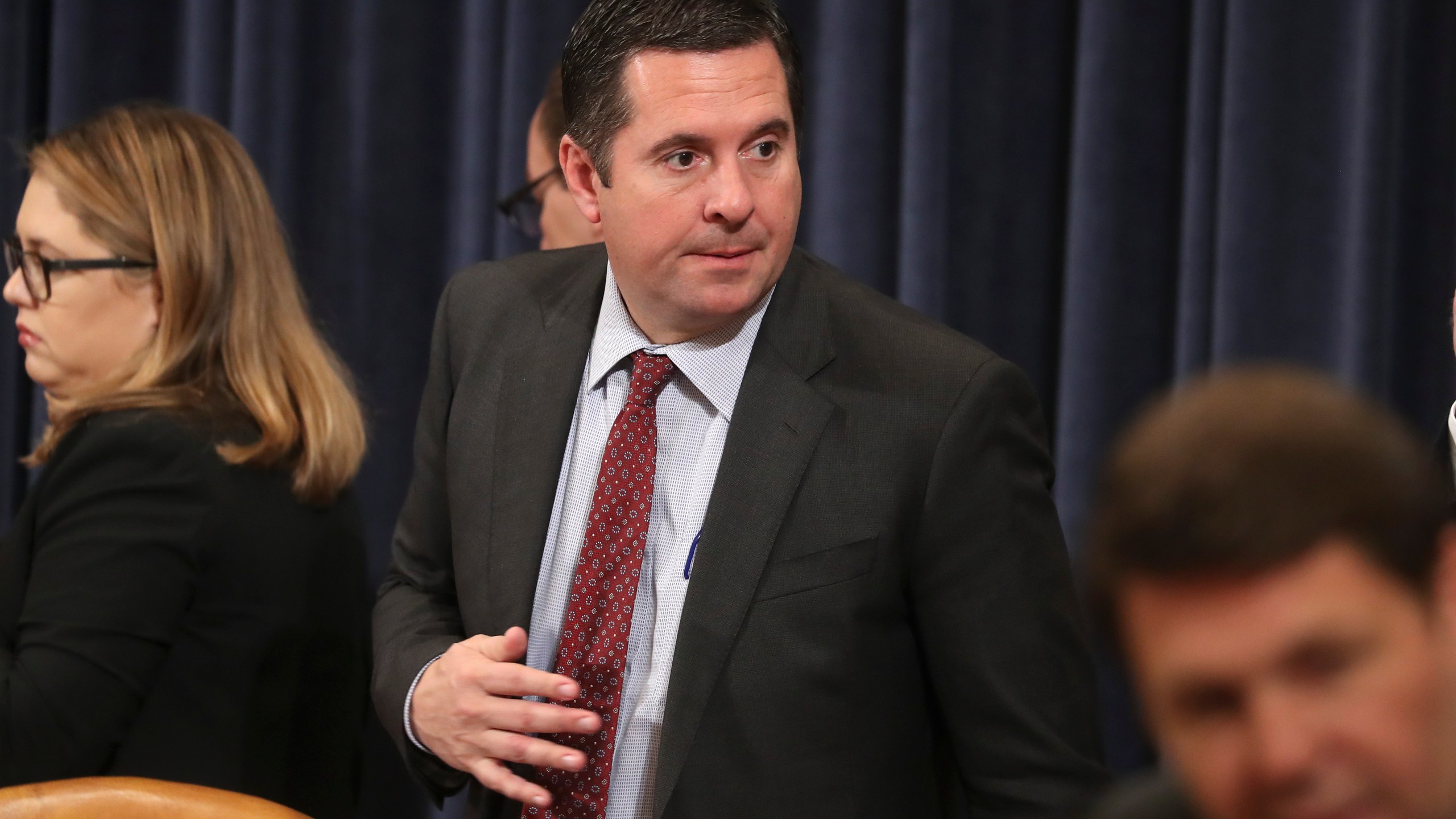 Devin Nunes (R-CA) attends a full committee markup on Dec. 17, 2019. (Mark Wilson/Getty Images)