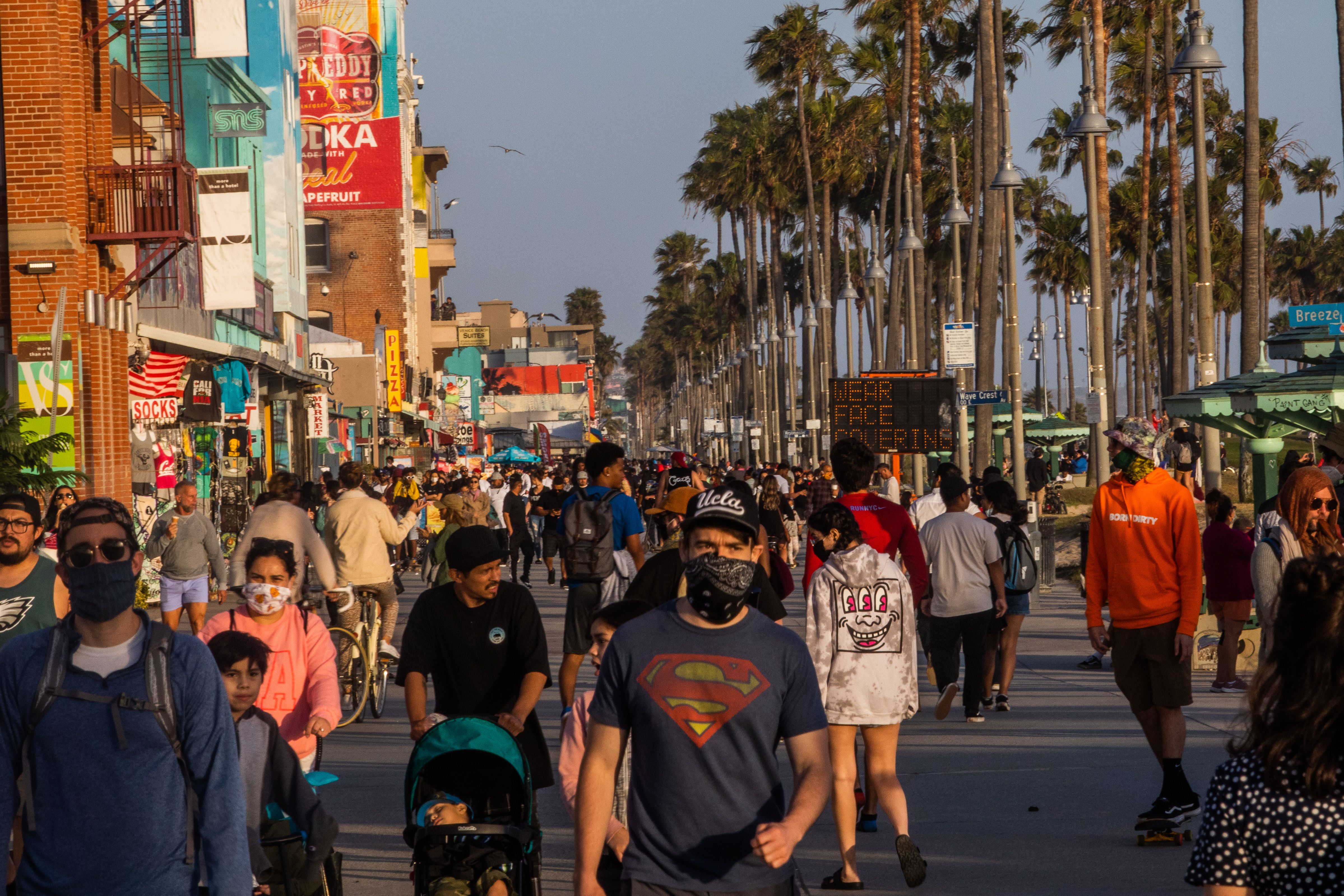 Dr. Christina Ghaly, director of health services for L.A. County, said it was possible the number of intensive care beds could become inadequate in the next two to four weeks based on the number of currently available beds in daily hospital surveys among the county’s public and private hospitals. (APU GOMES/AFP via Getty Images)