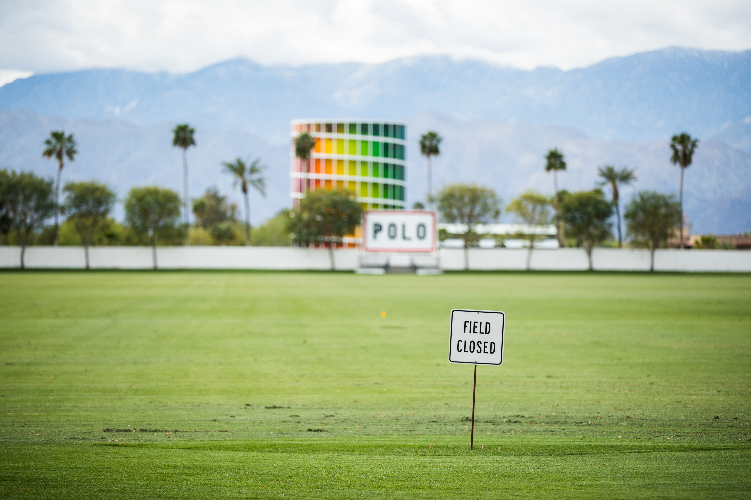 The Empire Polo Club in Indio is seen on April 9, 2020. (Rich Fury / Getty Images)