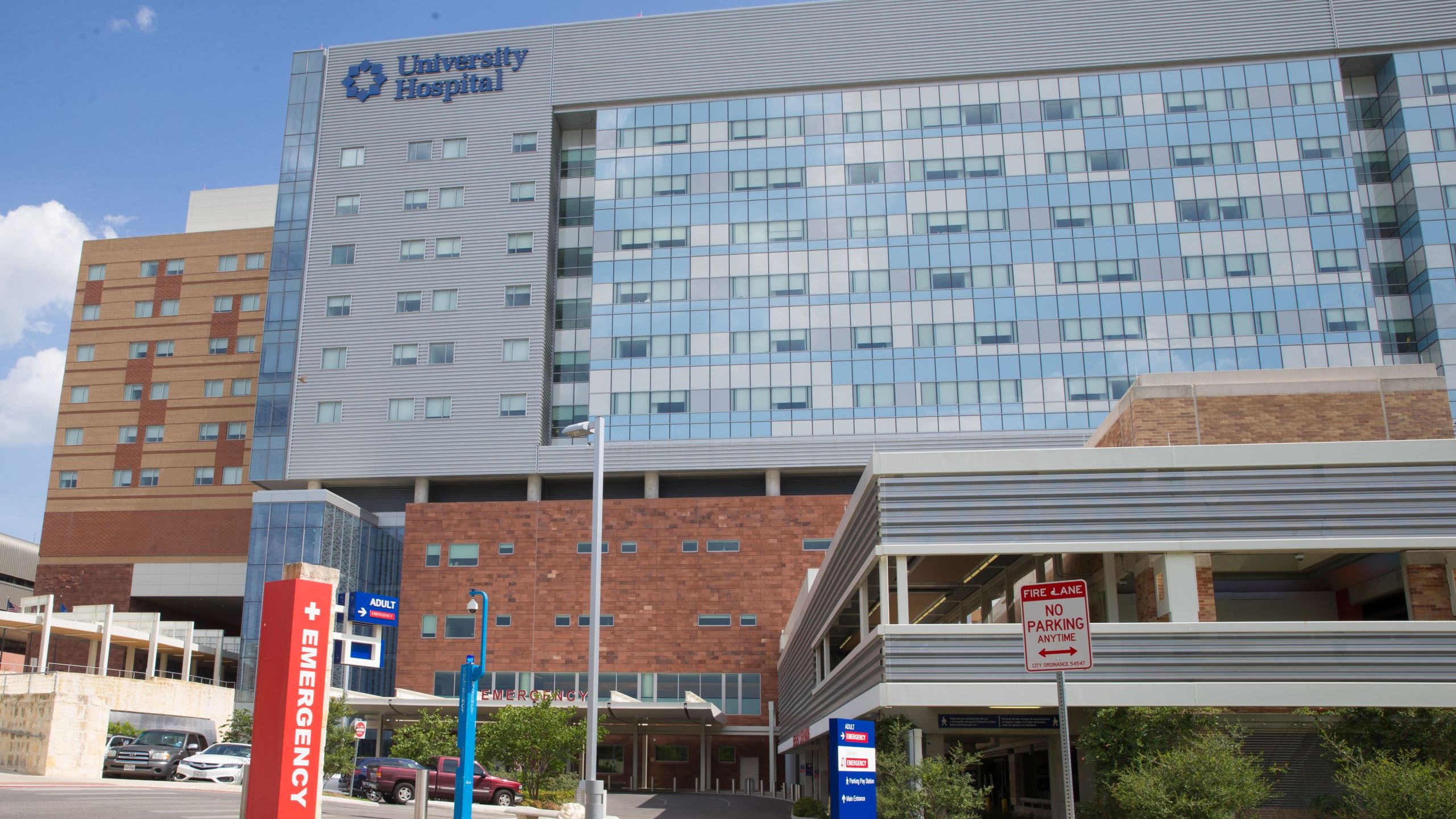 San Antonio University Hospital is seen in San Antonio, Texas on July 23, 2017. (SUZANNE CORDEIRO/AFP via Getty Images)