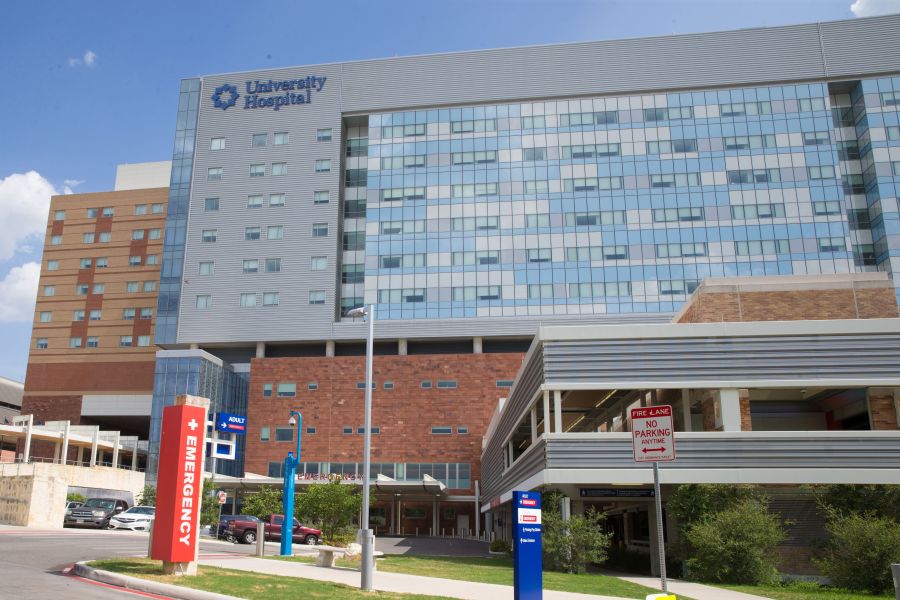 San Antonio University Hospital is seen in San Antonio, Texas on July 23, 2017. (SUZANNE CORDEIRO/AFP via Getty Images)