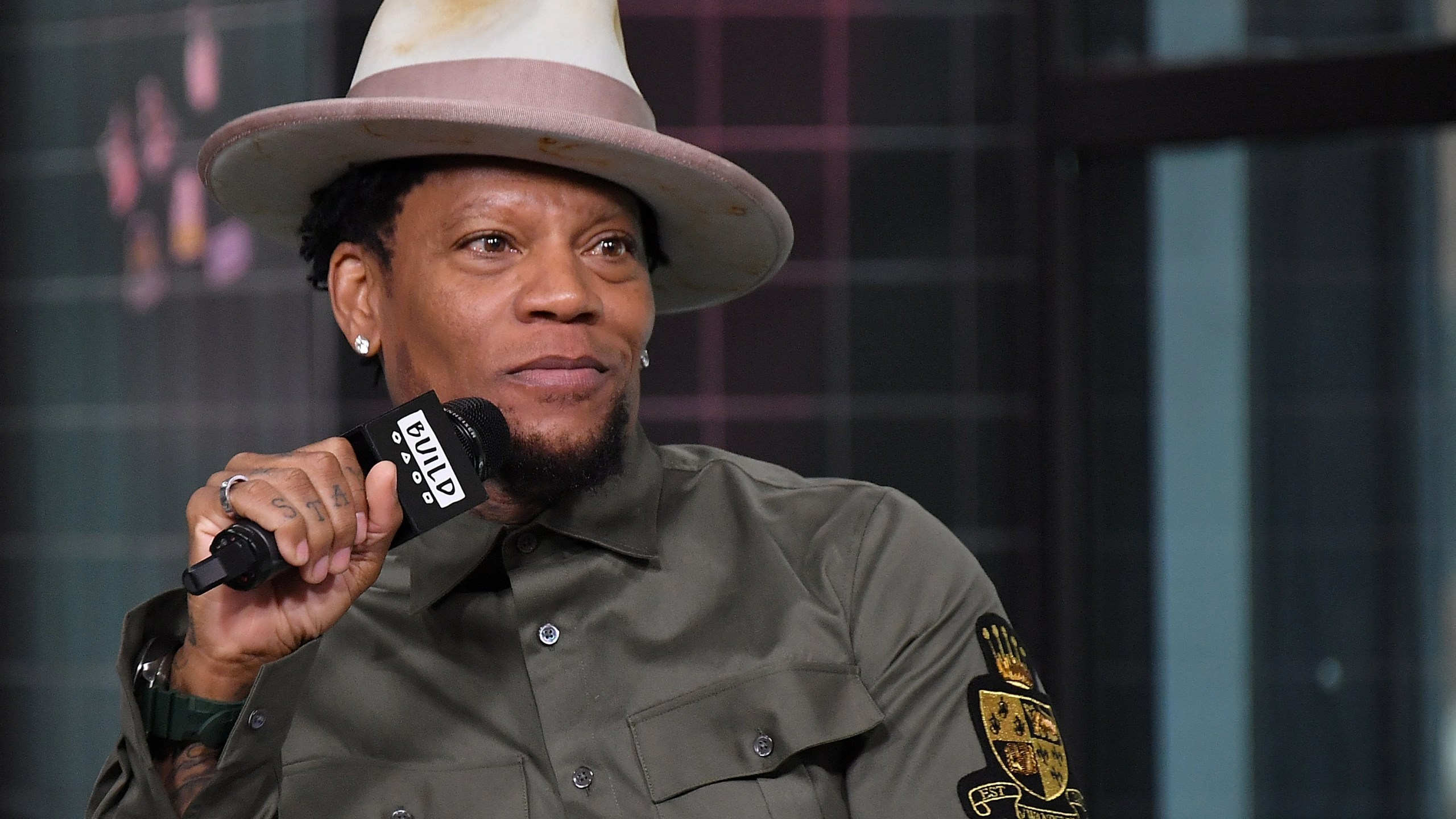 D. L. Hughley visits Build to discuss his book "How Not to Get Shot: And Other Advice From White People" at Build Studio on July 11, 2018, in New York City. (Michael Loccisano/Getty Images)