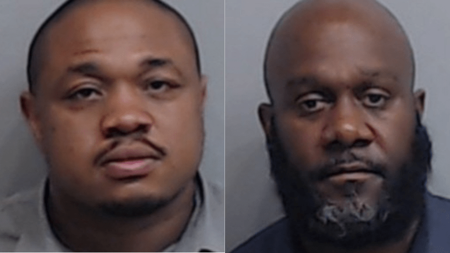 Fired Atlanta police officers Ivory Streeter (Left) and Mark Gardner are seen in photos provided by the Fulton County Sheriff’s Office.