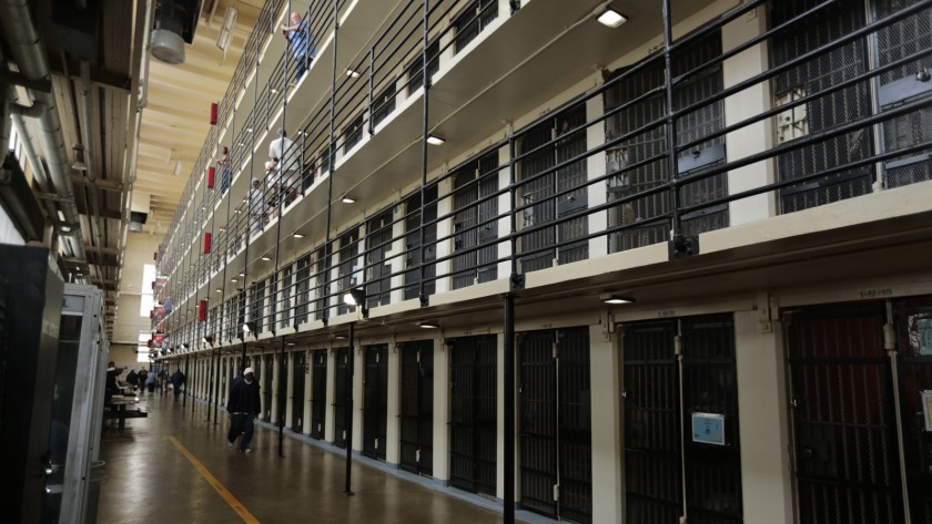 San Quentin State Prison in Marin County is seen in an undated photo. (Mark Boster / Los Angeles Times)