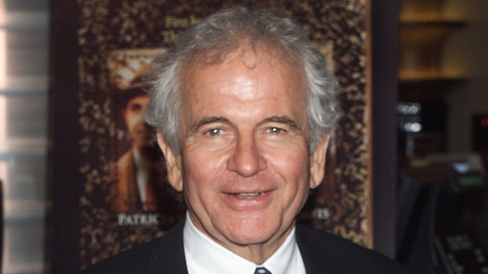 Ian Holm at the Premiere of Joe Gould's Secret at the E-Walk Theater in New York City, NY on March 30, 2000. (Scott Gries/ImageDirect via Getty Images)