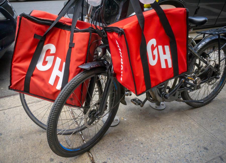 Weeks after reports that Uber was in discussions with Grubhub about a possible merger, a European food delivery company may be the one to pull off a deal with Grubhub. (Shutterstock via CNN)