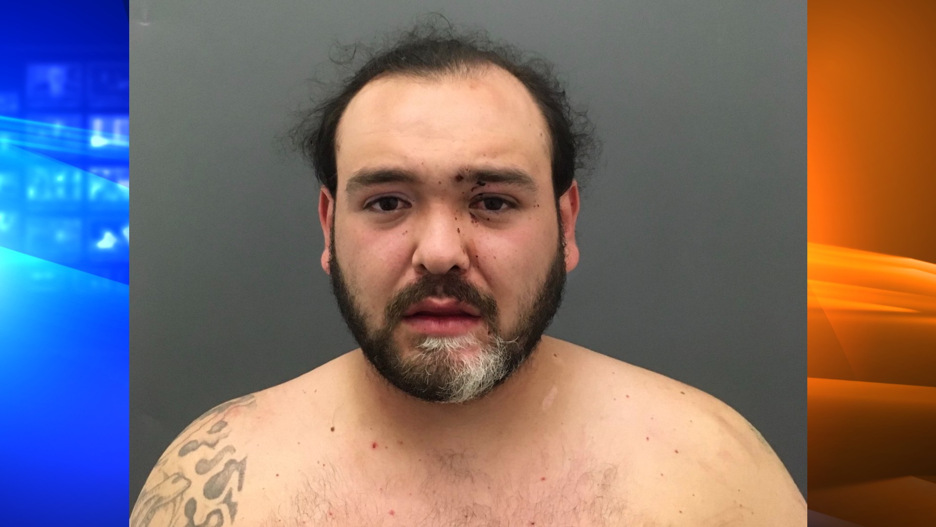 Oscar Eduardo Mercado, 23, of Long Beach is seen in an undated booking photo. (Seal Beach Police Department)