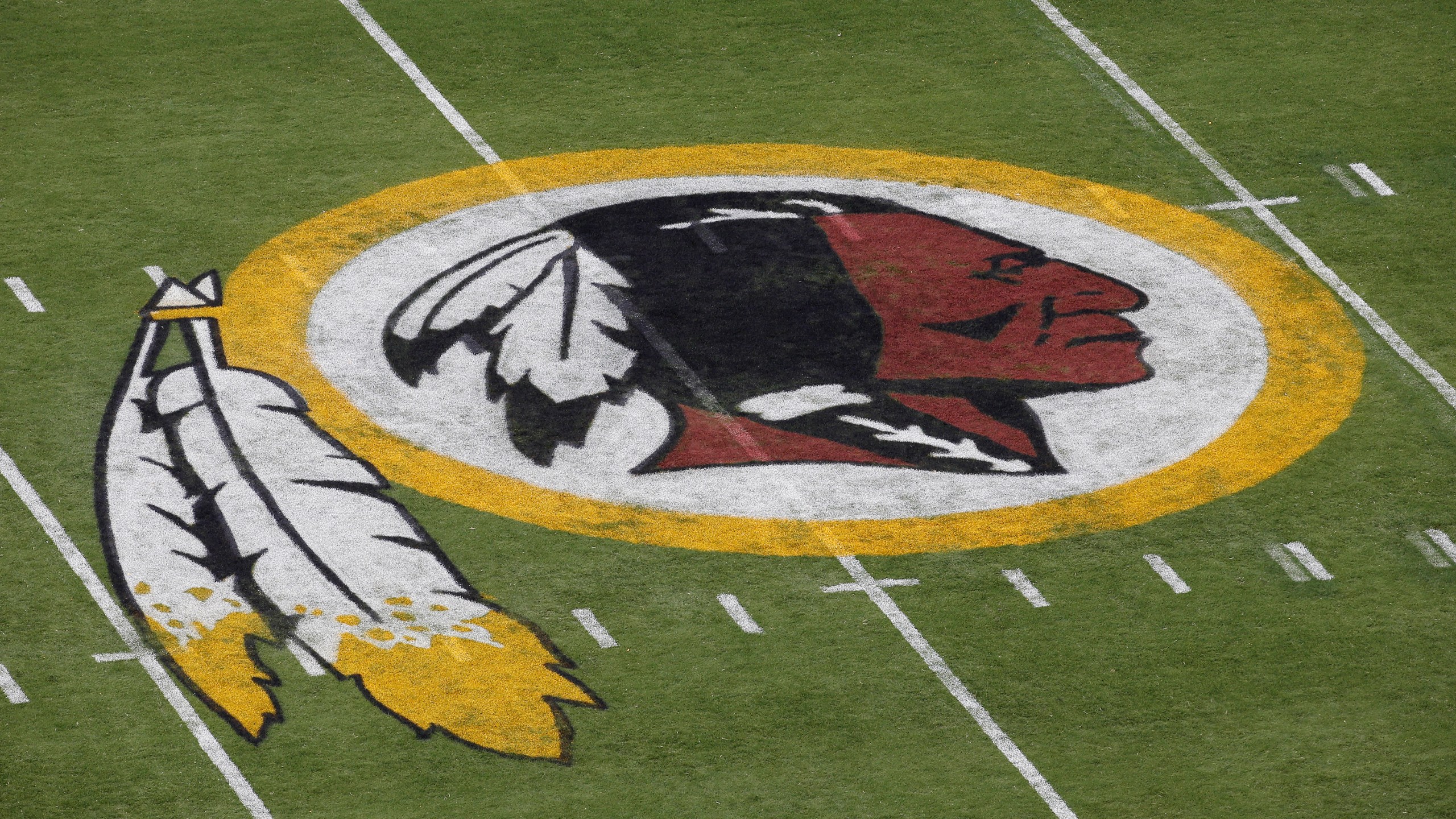 Washington Redskins logo (AP Photo/Alex Brandon, File)