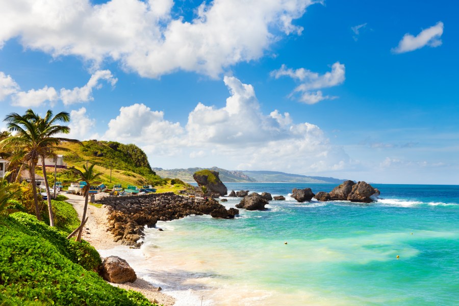 Bathsheba, on the east coast of Barbados, is seen in an undated file photo. (Getty Images)