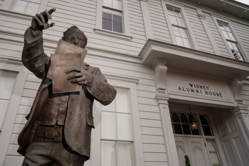 Judge Robert Widney, one of USC’s founders, is tied to a vigilante group that lynched a man in the late 1800s.(Kent Nishimura / Los Angeles Times)