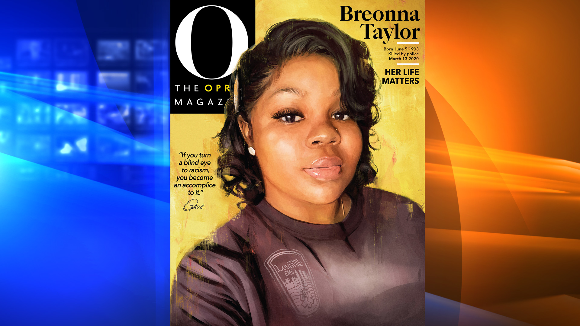 The September issue of Oprah Magazine will pay tribute to Breonna Taylor, the 26-year-old Black woman who was killed by police in March, on its cover. (Alexis Franklin/O, The Oprah Magazine)