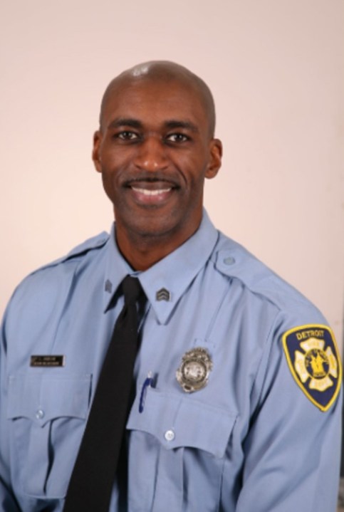 Sgt. Sivad Johnson died after jumping into the Detroit river to help save three distressed swimmers. (Detroit Fire Department)