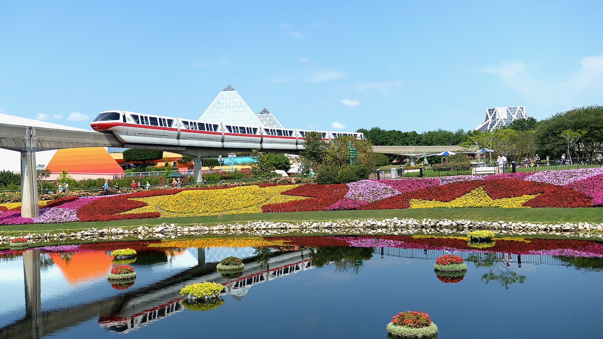 General view of Epcot International Flower And Garden Festival at Epcot Center at Walt Disney World on May 11, 2016 in Orlando, Florida. (Gustavo Caballero/Getty Images)