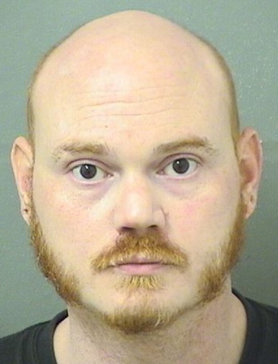 Gregory Haasze is seen in a booking photo released by the Palm Beach County Sheriff's Office.