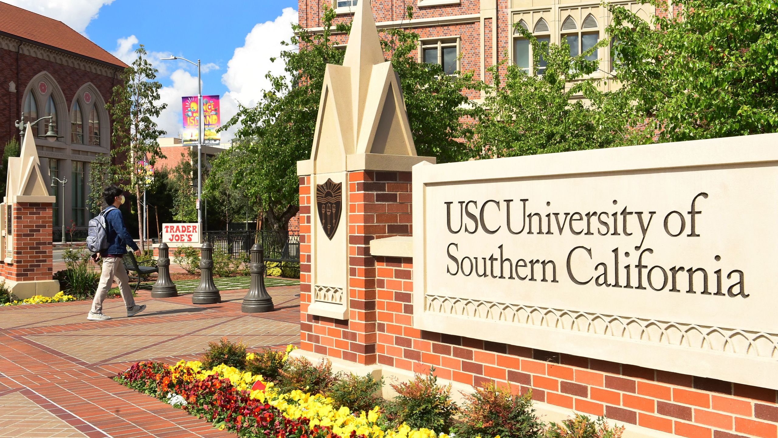 The University of Southern California (USC) in Los Angeles, California. (FREDERIC J. BROWN/AFP via Getty Images)