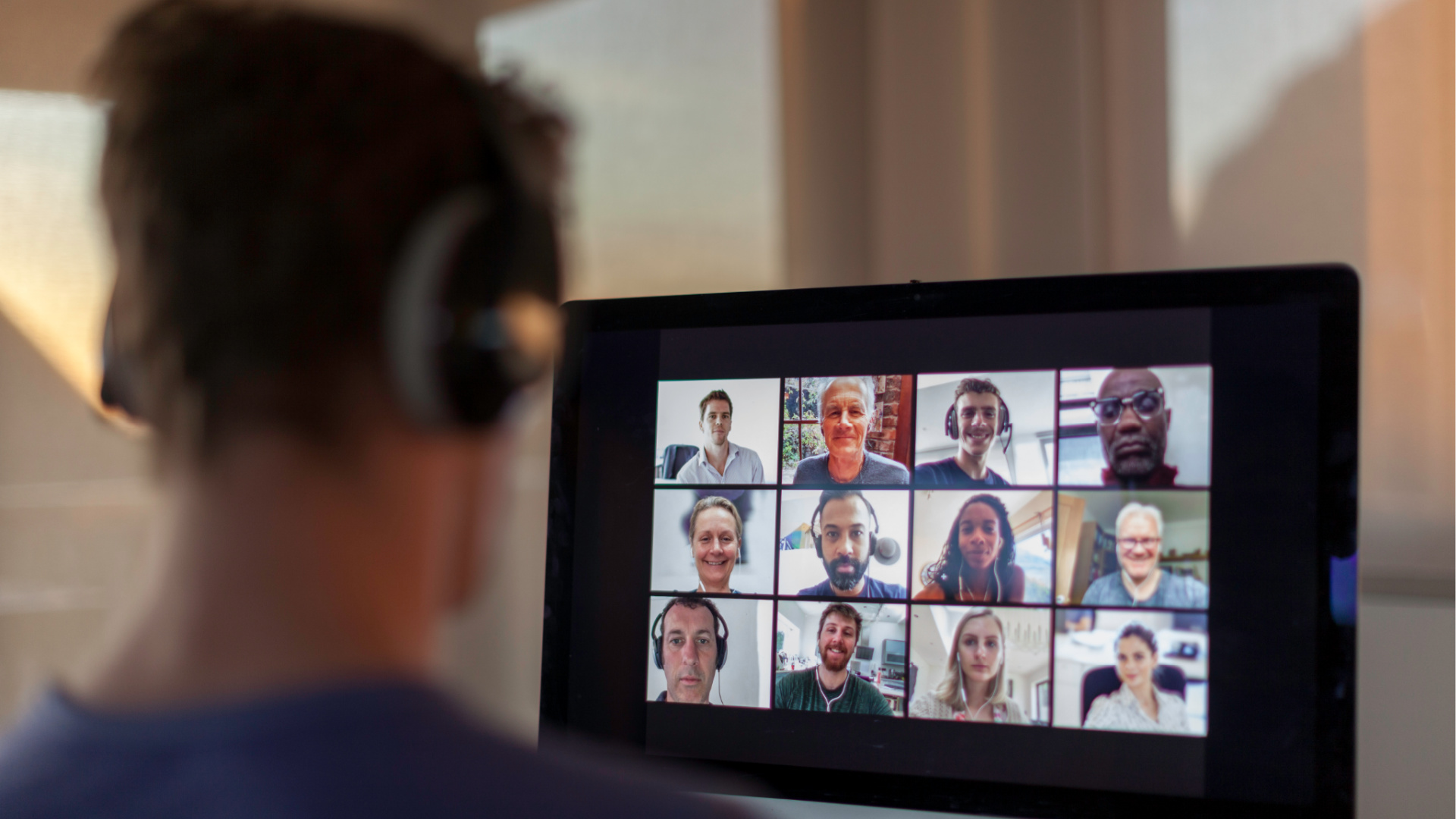 A person joins a Zoom call in this undated file photo (Getty Images)