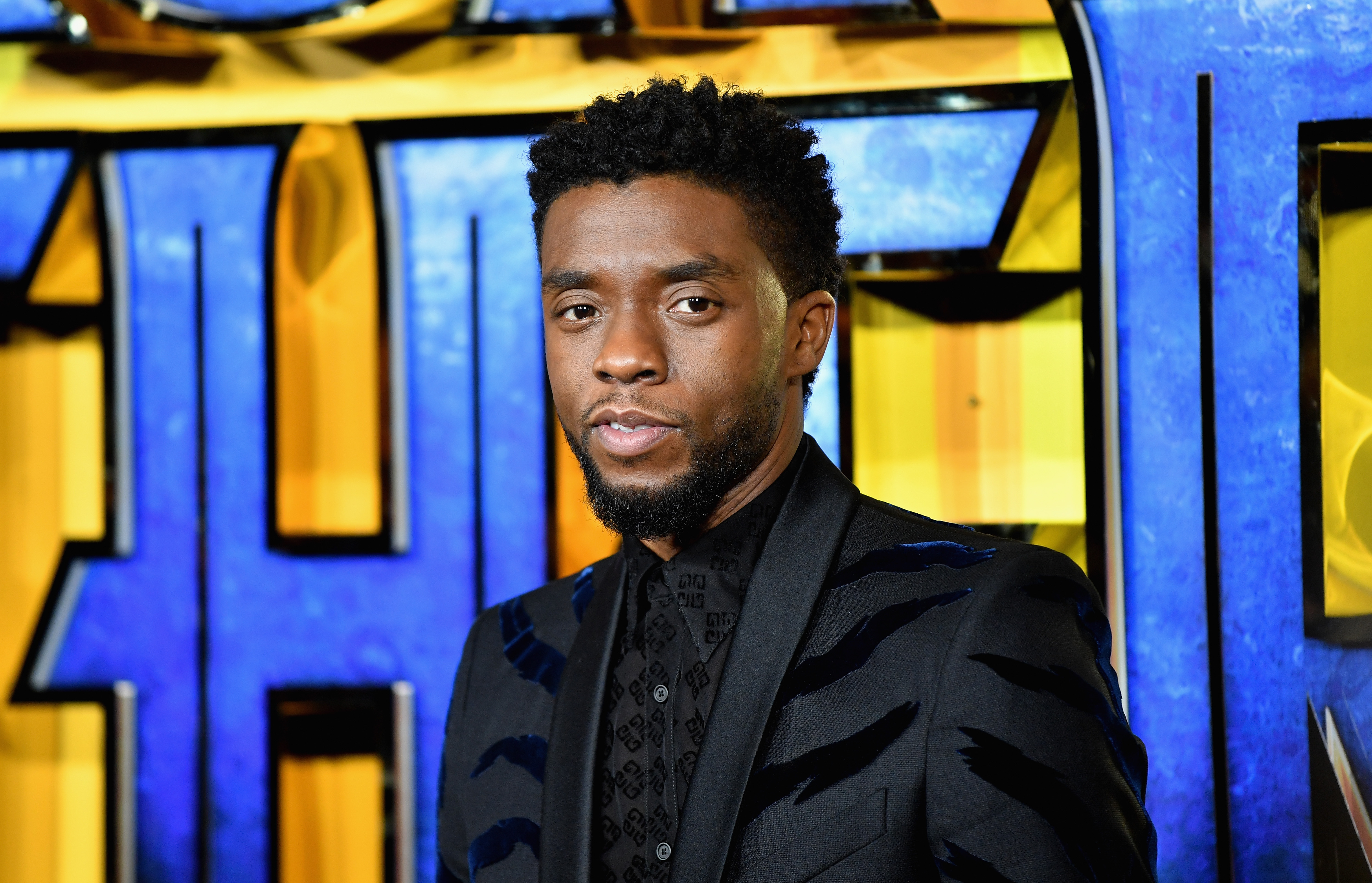 Chadwick Boseman attends the European Premiere of Marvel Studios' "Black Panther" at the Eventim Apollo, Hammersmith on February 8, 2018, in London, England. (Gareth Cattermole/Getty Images for Disney)