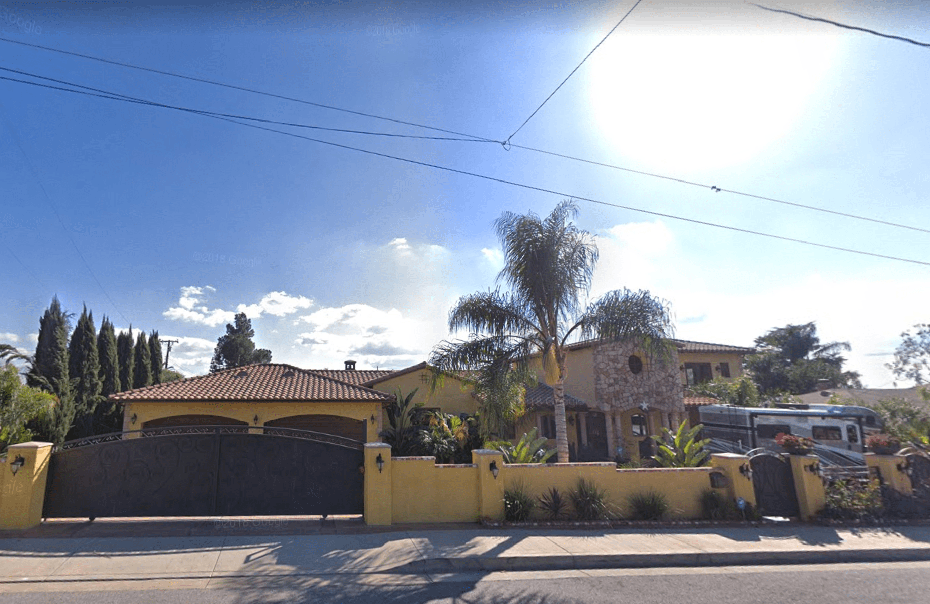 A home located at 1120 E. Sierra Madre in Glendora appears in this image from Google Maps.